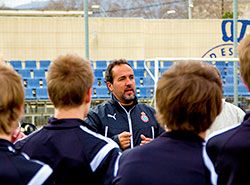 Besøk hos Barcelona og Espanyol sine akademi på treningsleir fotball, Spania