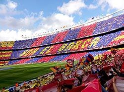 Billetter til fotballkamp med Barcelona på Camp Nou, en opplevelse!