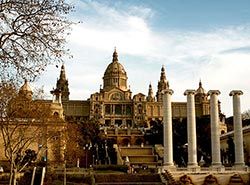 Mange flotte museum i Barcelona, blant annet nasjonalmuseet ved Montjuic