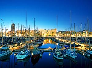 Port Vell i Barcelona