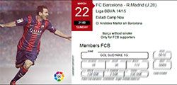 Billetter FC Barcelona - Real Madrid - El clasico